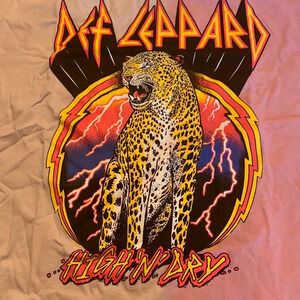 Def Leppard High n Dry Album Band Tee Shirt